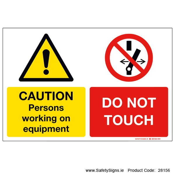 Persons working on Equipment - 28156 — SafetySigns.ie