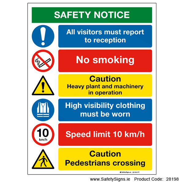 Safety Notice - 28198 — SafetySigns.ie