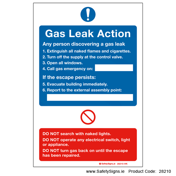 Gas Leak Action - 28210