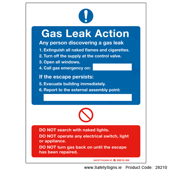 Gas Leak Action - 28210