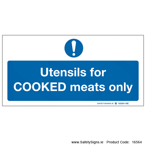 Utensils for Cooked Meats only - 16564