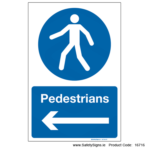 Pedestrian Management — SafetySigns.ie