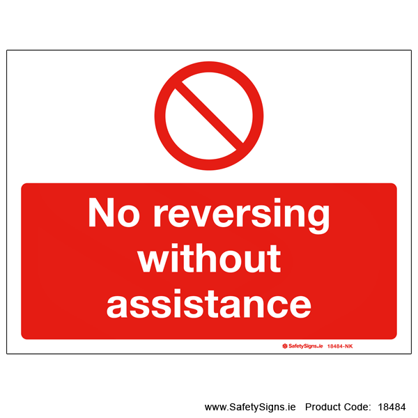 No Reversing without Assistance - 18484