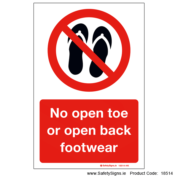 No open toe shoes discount