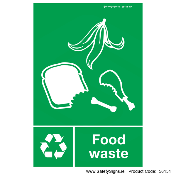 Food Waste - 56151 — SafetySigns.ie