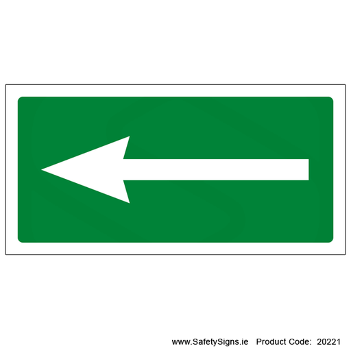One-Way Traffic Right Arrow Portrait - Wall Sign