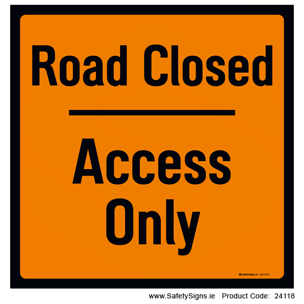 Road Closed - 24118