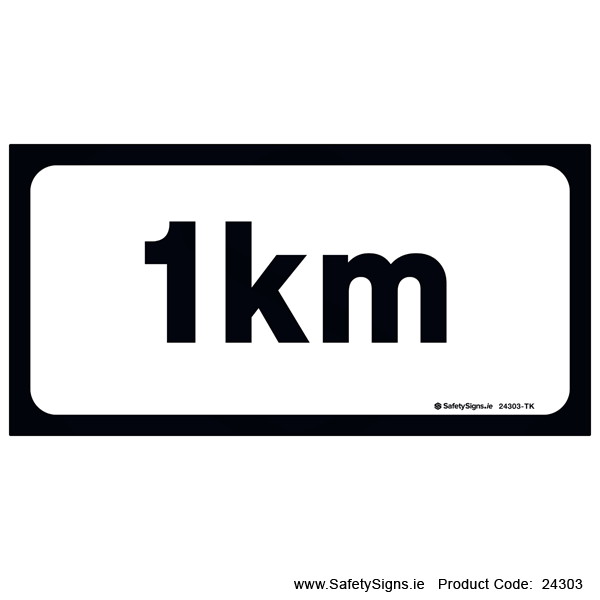 Supplementary Plate - Distance 1km - P001 - 24303