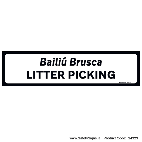 Supplementary Plate - Litter Picking - P082 - 24323