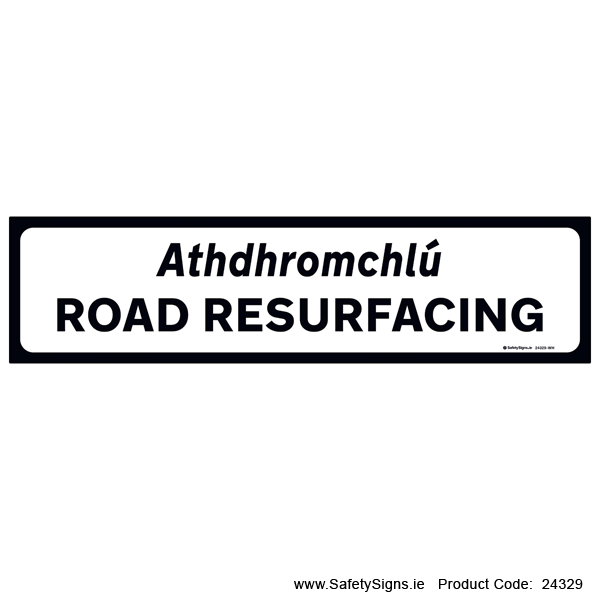 Supplementary Plate - Road Resurfacing - P082 - 24329