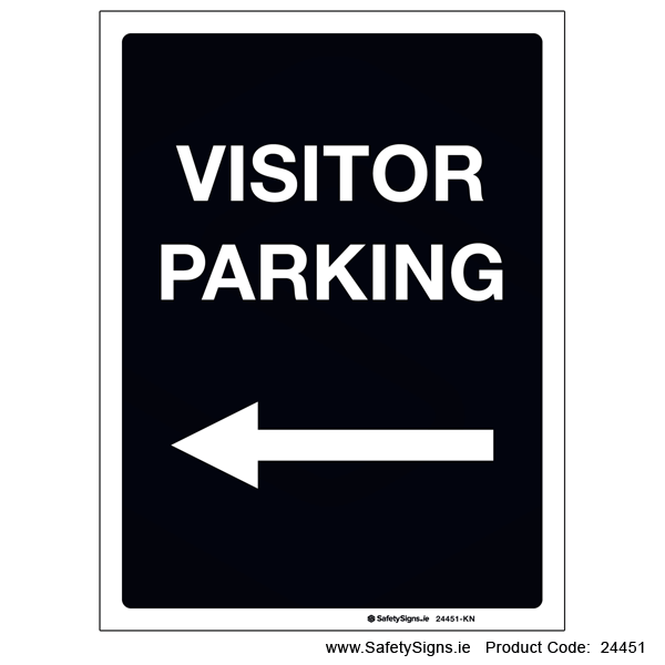 Visitor Parking - Arrow Left - 24451