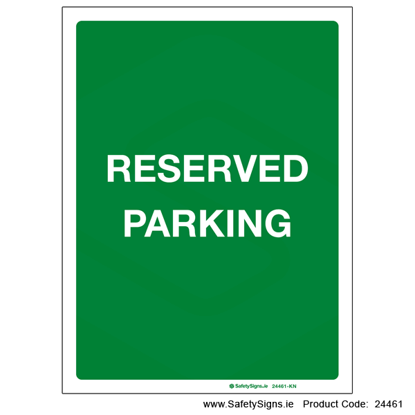 Reserved Parking - 24461