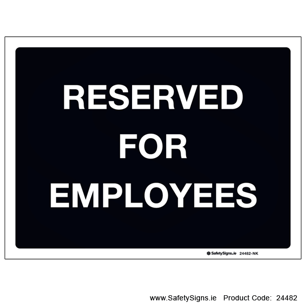 Reserved for Employees - 24482