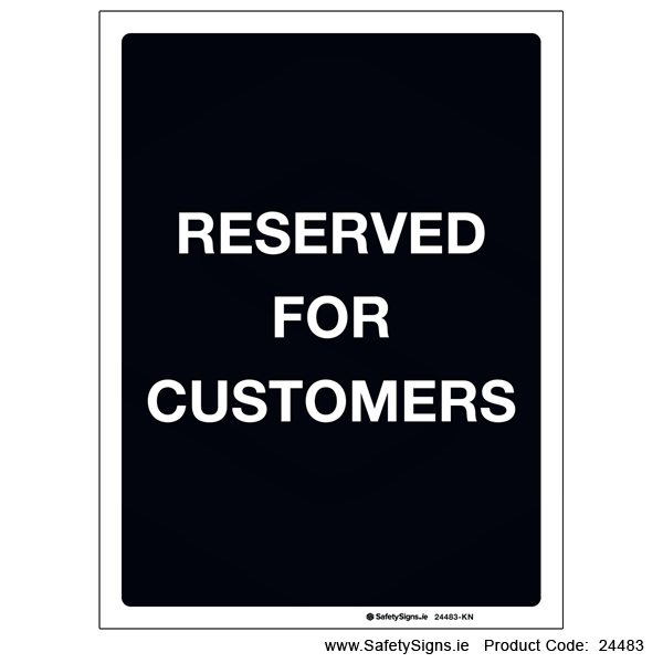 Reserved for Customers - 24483