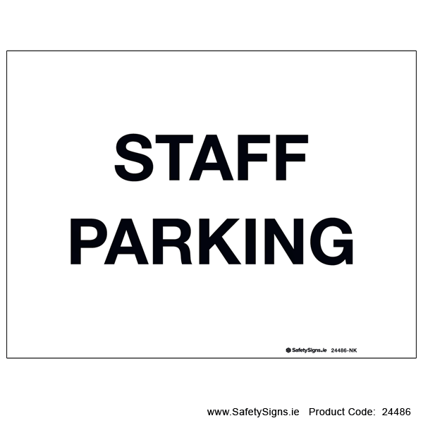 Staff Parking - 24486