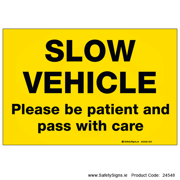 Slow Vehicle - 24548