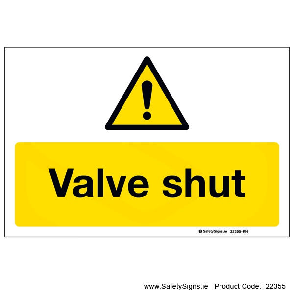 Valve Shut - 22355