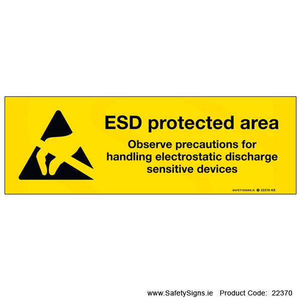 ESD Protected Area - 22370