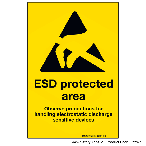 ESD Protected Area - 22371