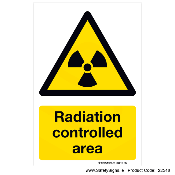 Radiation Controlled Area - 22548