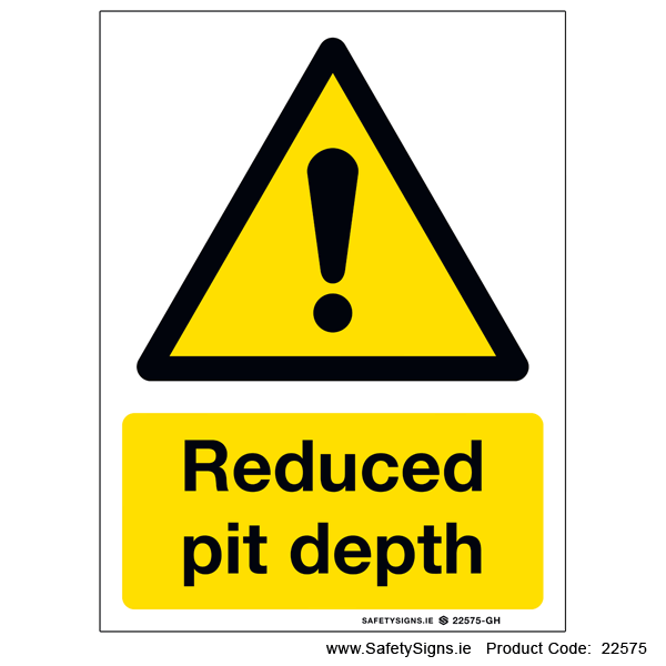 Reduced Pit Depth - 22575