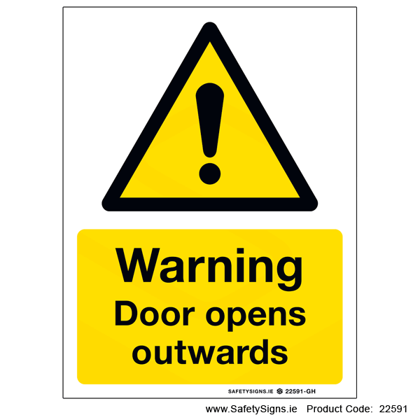 Door Opens Outwards - 22591