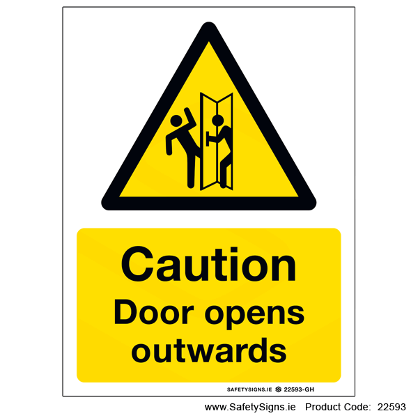 Door Opens Outwards - 22593