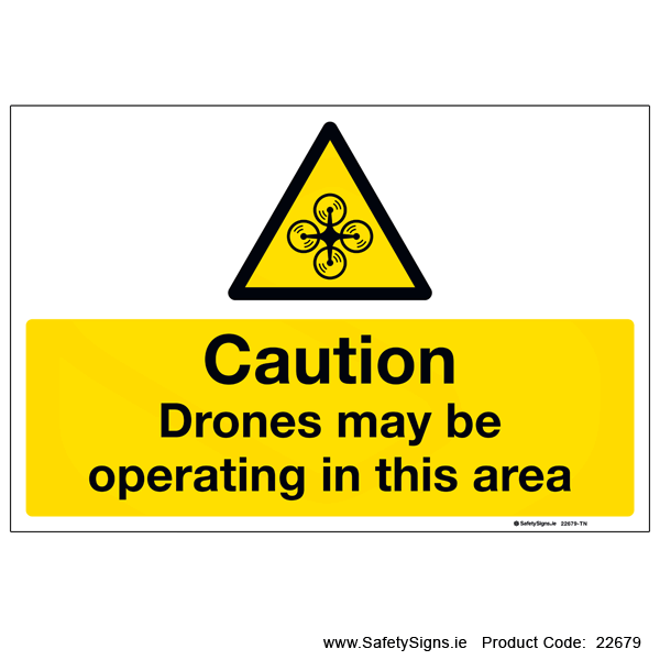 Drones Operating in this Area - 22679